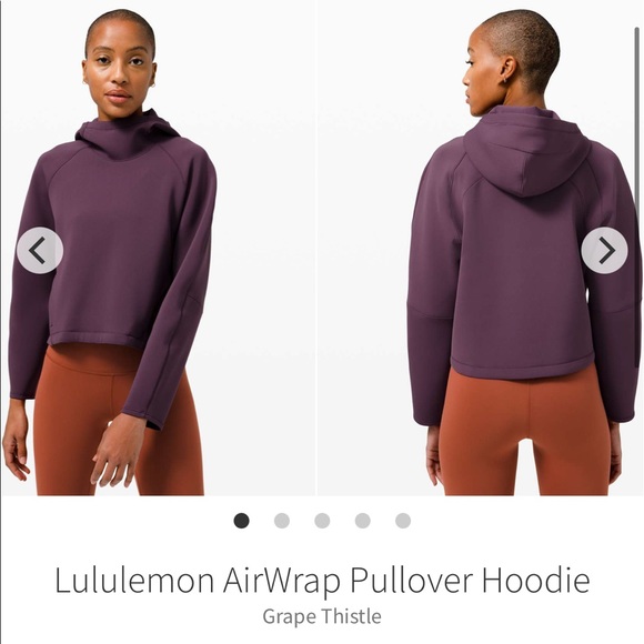 SOLD Lululemon Airwrap Pullover Hoodie Grape Thistle 4 - Picture 6 of 7